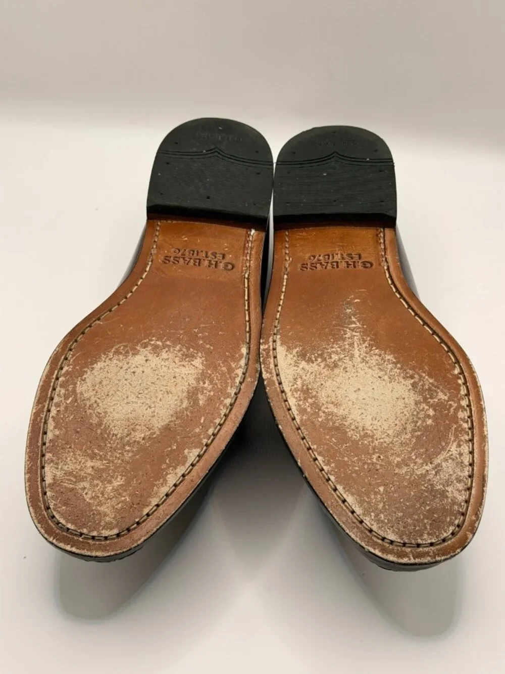 G.H.BASS Wine Penny Leather Loafer Mens Sz 10.5